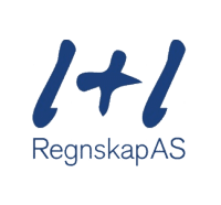 1+1 Regnskap logo